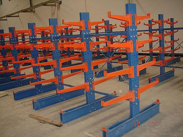 Βιομηχανικά Cantilever βραχιόνων 1.2m ράφια αποθήκευσης, σύστημα βασανισμού αποθήκευσης