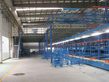 Μπλε/γκρίζα βιομηχανικά πατώματα ημιωρόφων με το διπλό/τριπλό επίπεδο, 500kg - 1000kg