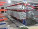 Βιομηχανικό Cantilever αποθήκευσης βασανισμού συστημάτων ράφι σωλήνων χάλυβα διπλό δευτερεύον