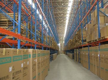 υψηλή πυκνότητα 800KG - προστασία διάβρωσης συστημάτων ραφιών παλετών 4000KG για λογιστικό κεντρικό