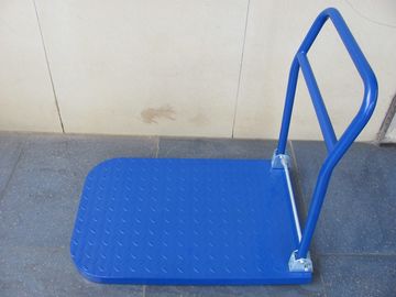 150kg/πτυσσόμενοι εξοπλισμοί αποθηκών εμπορευμάτων καροτσακιών χάλυβα 300kg με το κιγκλίδωμα